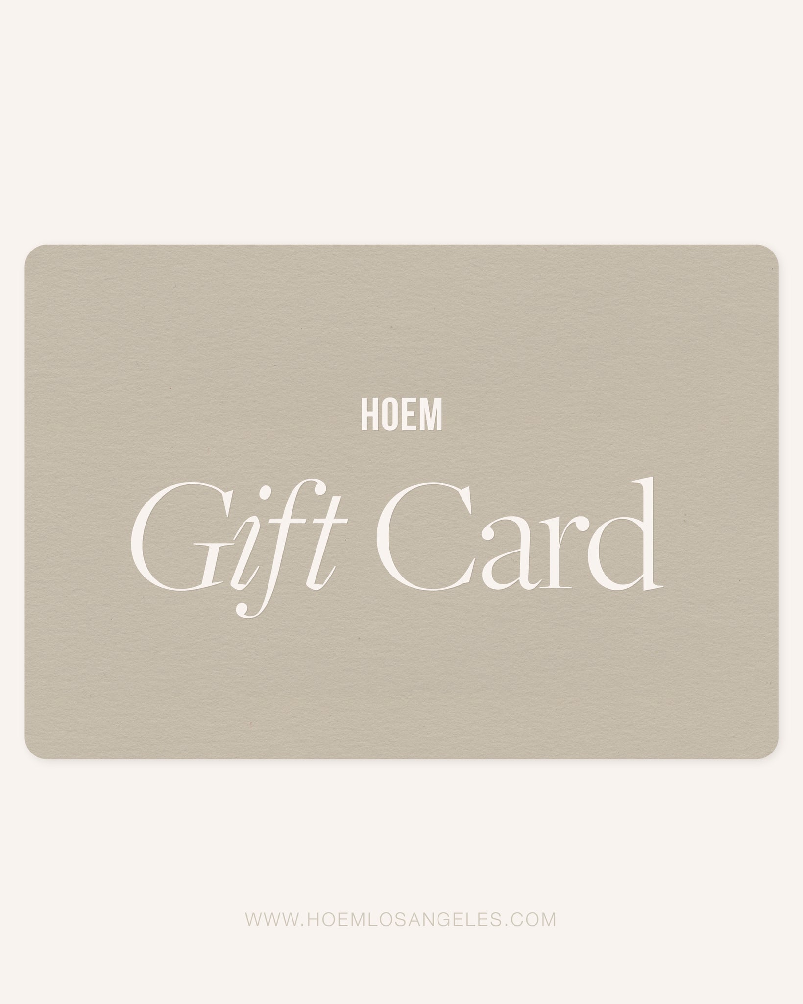 HOEM Gift Card