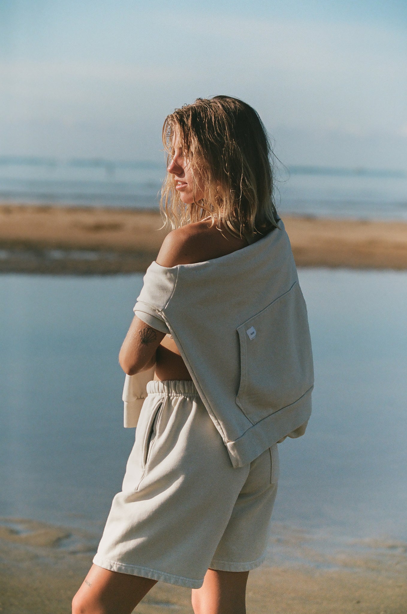 Quietude Hoodie in Sea Salt