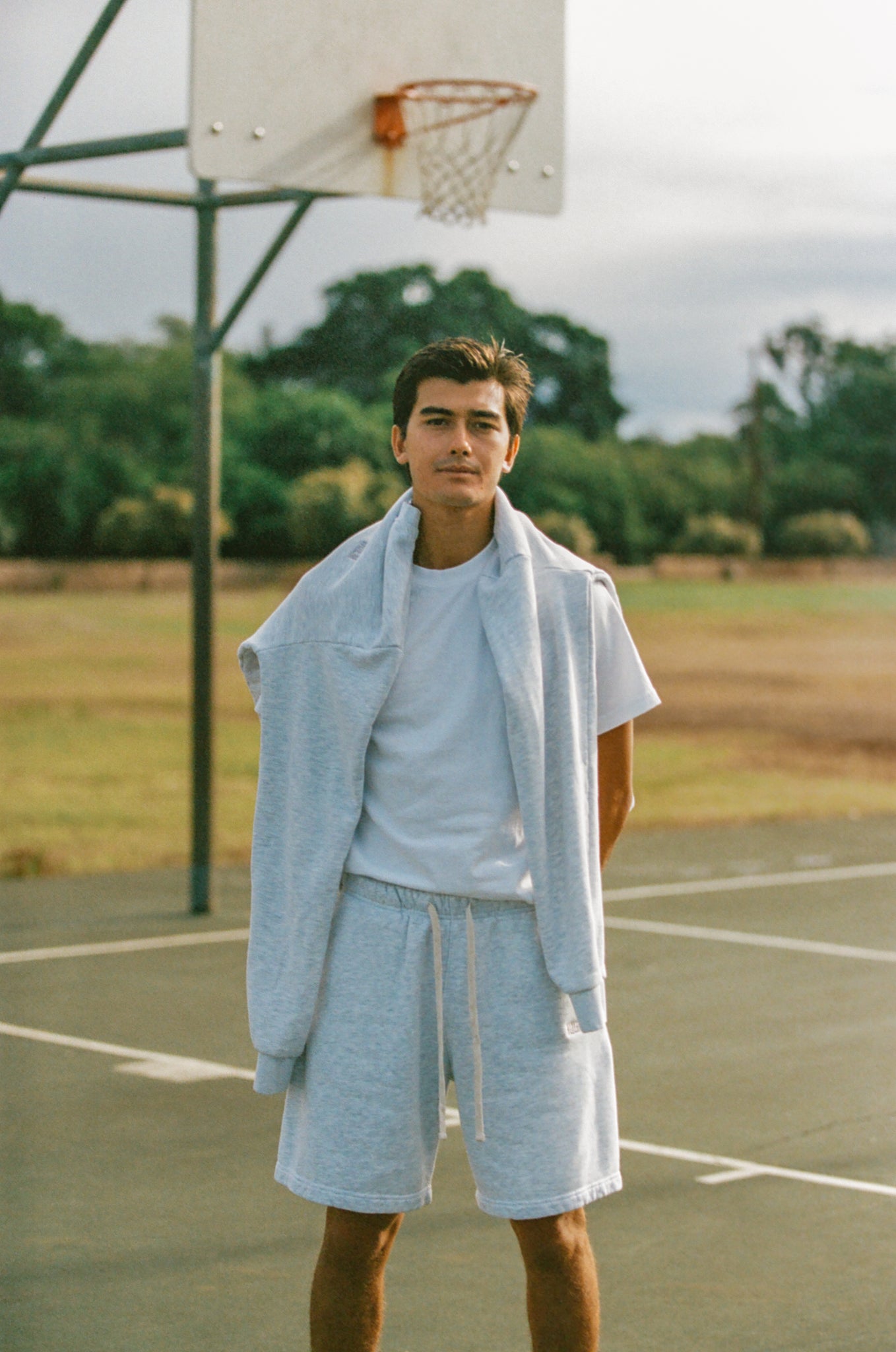 The Everyday Crewneck in Ash Grey